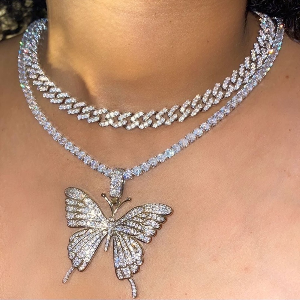 3 piece Set butterfly cuban set